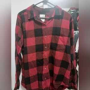 Plaid flannel shirt